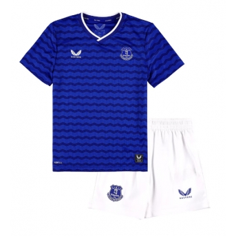 Billige Fotballdrakt Everton Replika Hjemmedraktsett Barn 2025-26 Kortermet (med bukser)